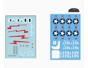 Freewing F9F Panther 70mm EDF Jet Decal Set 